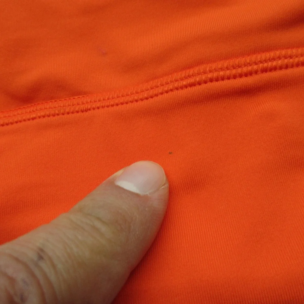 Lululemon Sports Bra‎ Womens 2 Orange Fitwall Denver Energy Longline Padded